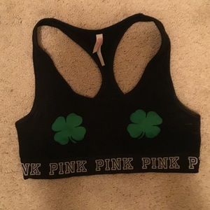 Shamrock St Patrick’s PINK Bra